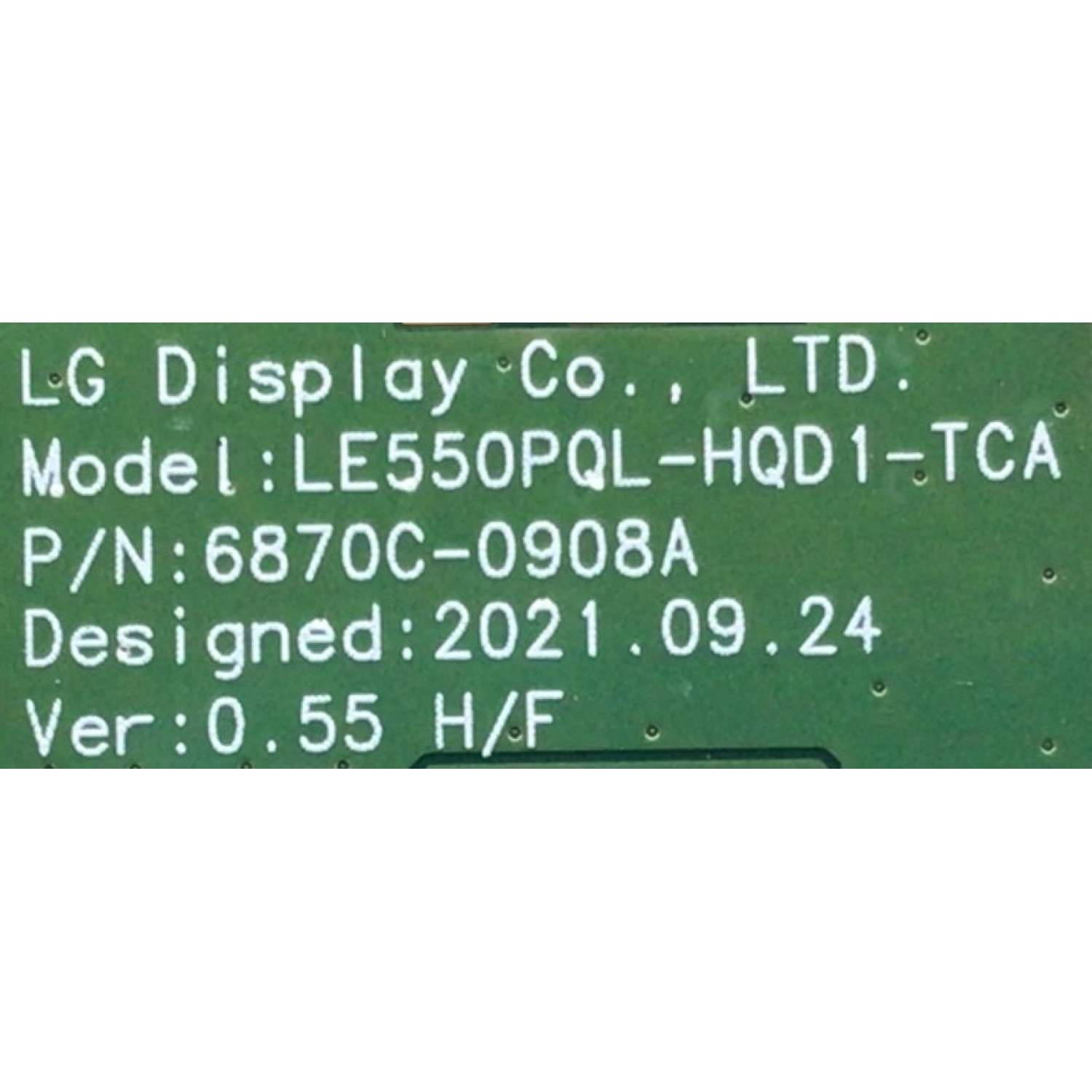 T-CON PARA TV LG OLED / NUMERO DE PARTE 6894A / 6871L-6894A / 6870C-0908A / LE550PQL-HQD1-TCA / PANEL AC650AQL CQA1_RS / DISPLAY LE650PQJ (HQ)(E1) / MODELOS OLED65G2PUA / OLED65C2PUA / OLED65G2PUA.DUSQLJR / OLED65C2PUA.DUSQLJR - Imagen 3